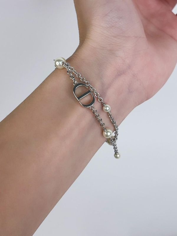 【全新品】DIOR Petit CD 珍珠手鍊 