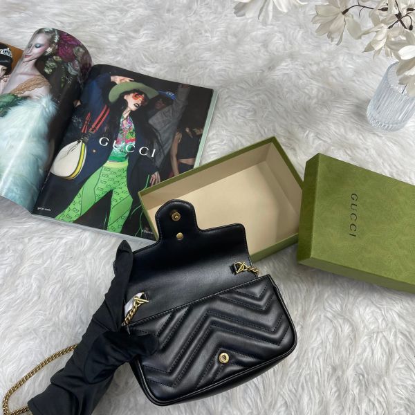 【12期0利率】GUCCI Marmont 迷你肩背包【95成新】 