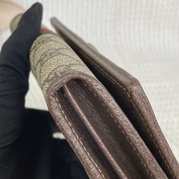 【12期0利率】GUCCI  OPHIDIA 鏈帶長夾 可拆鍊條【9成新】【】 