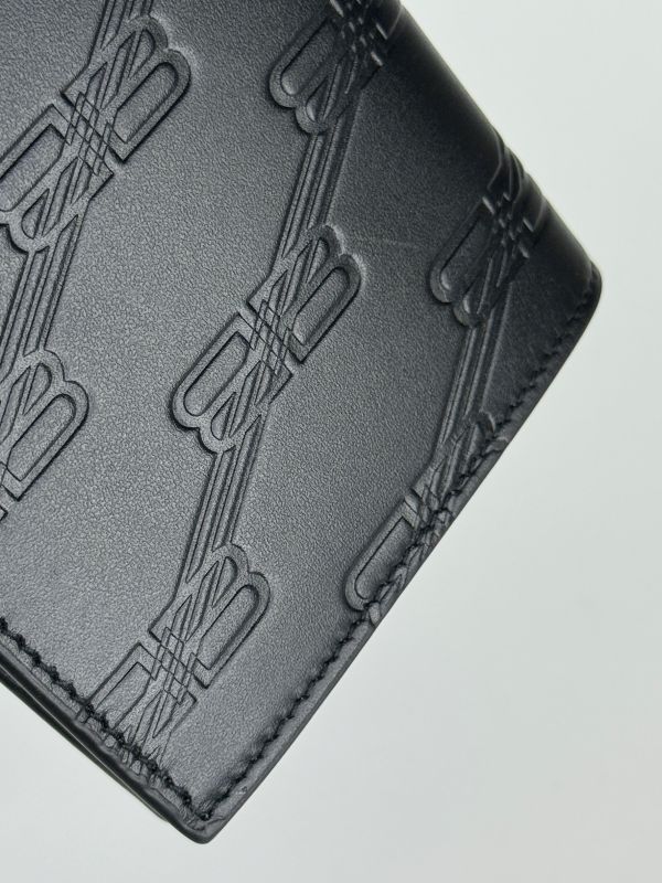 【分期0利率】BALENCIAGA MONOGARM 直式對折短夾【全新品】 