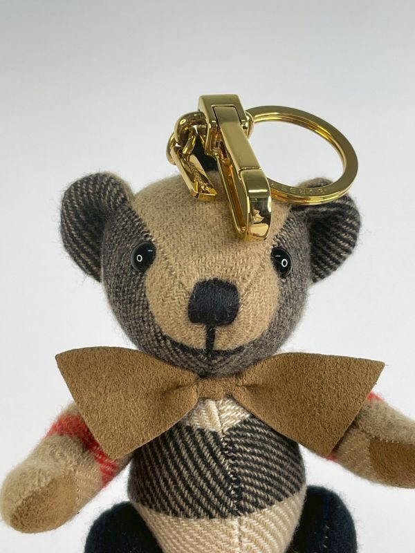 【9成新】BURBERRY Thomas 泰迪熊吊飾 