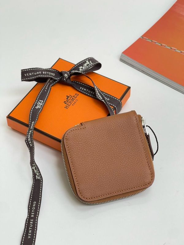 【全新品】HERMES 絲巾零錢包 