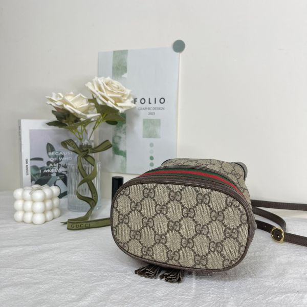 【分期0利率】GUCCI OPHIDIA GG 迷你水桶袋 【99成新】 