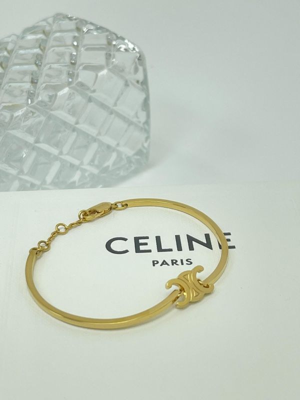 【95成新】CELINE Triomphe 手鐲 