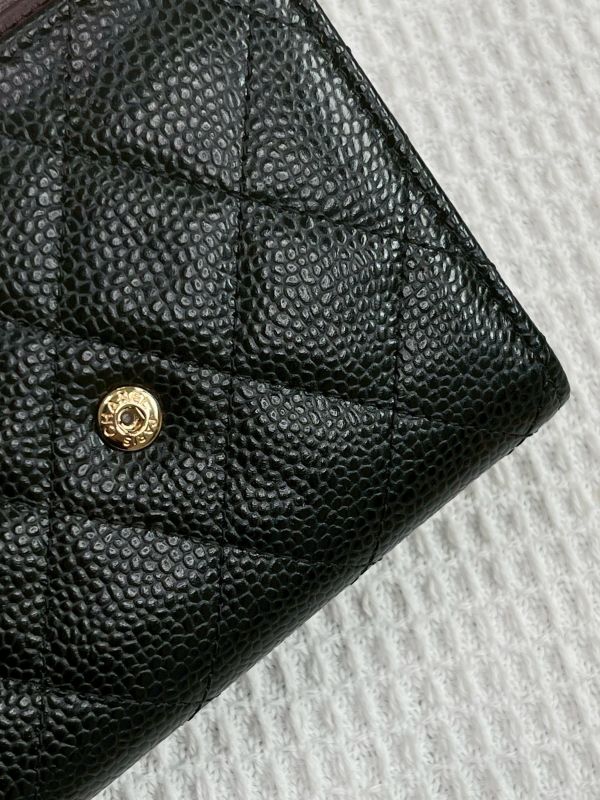 【分期0利率】CHANEL COCO 魚子醬三折短夾【全新品】 