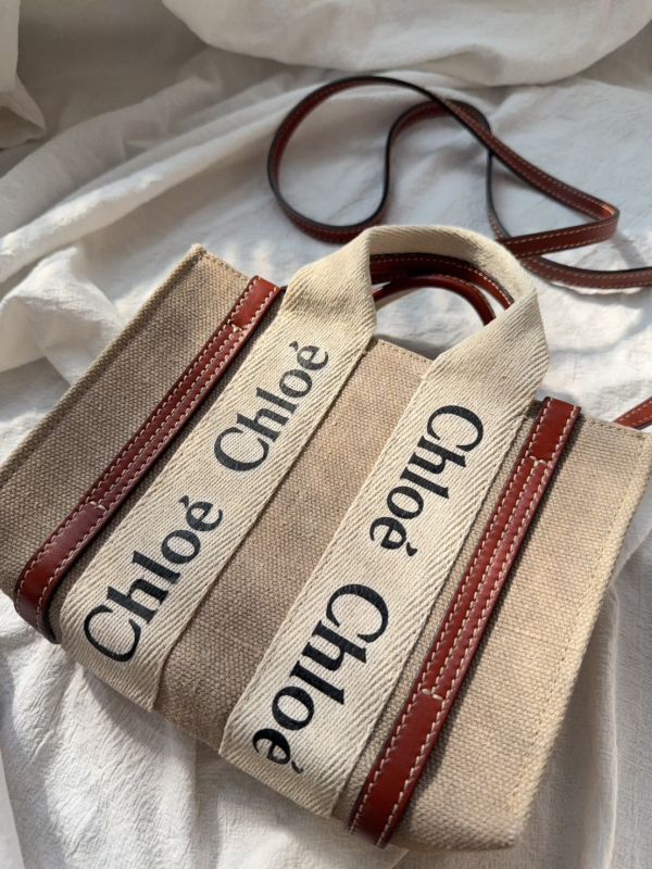 【分期0利率】CHLOE WOODY TOTE 迷你 棕【9成新】 
