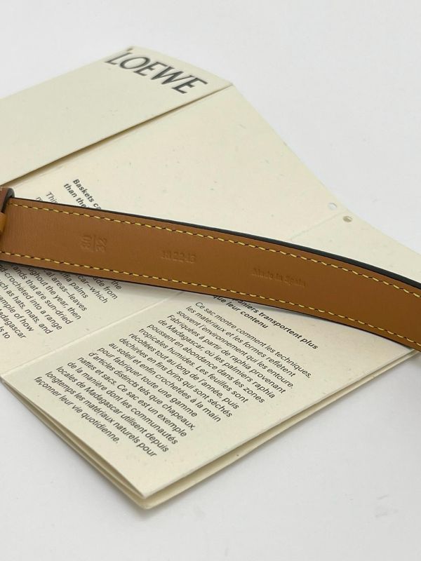 【99成新】LOEWE Anagram 小牛皮皮帶 20MM 