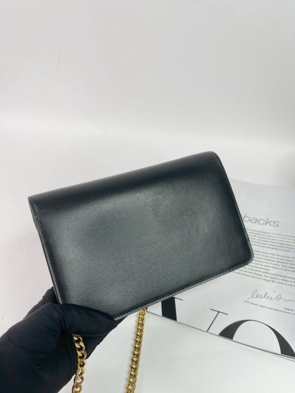 【95成新】CELINE MARGO 亮澤牛皮革WOC 