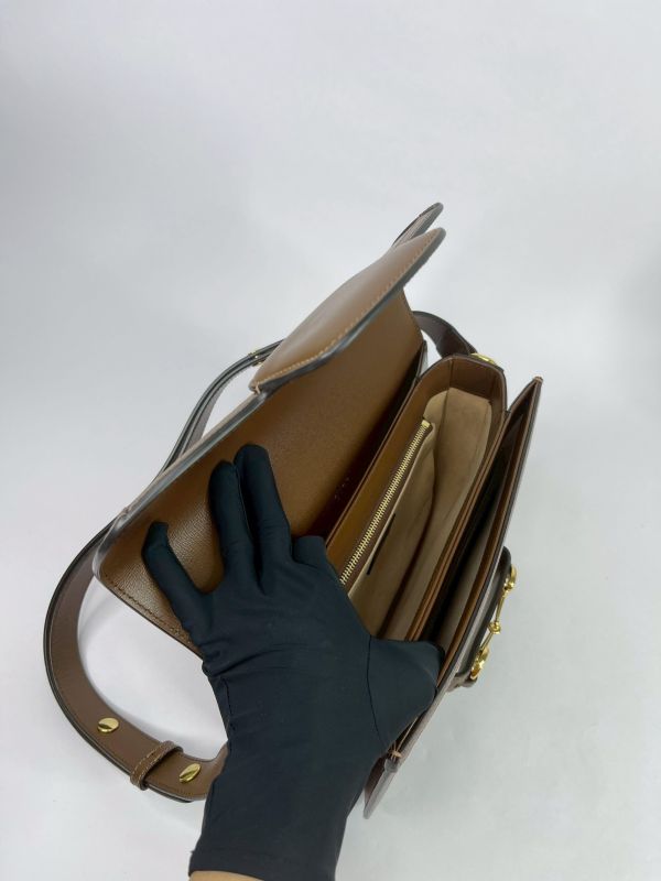 【分期0利率】GUCCI Horsebit 1955 中號肩揹袋【99成新】 