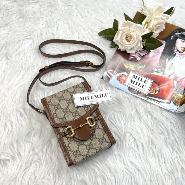 【12期0利率】Gucci MINI手機包【99成新】 