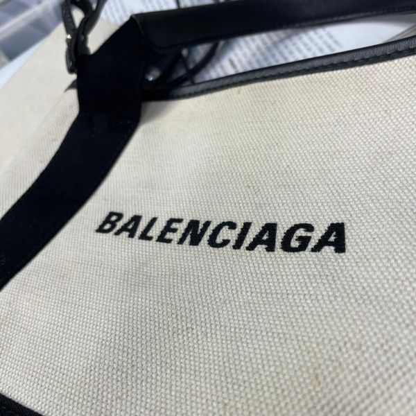 【12期0利率】BALENCIAGA   NAVY CABAS 子母包 XS【85成】 
