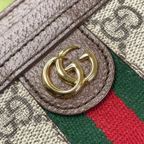 【12期0利率】GUCCI Ophidia GG拉鍊卡包【95成新】【現金價】 