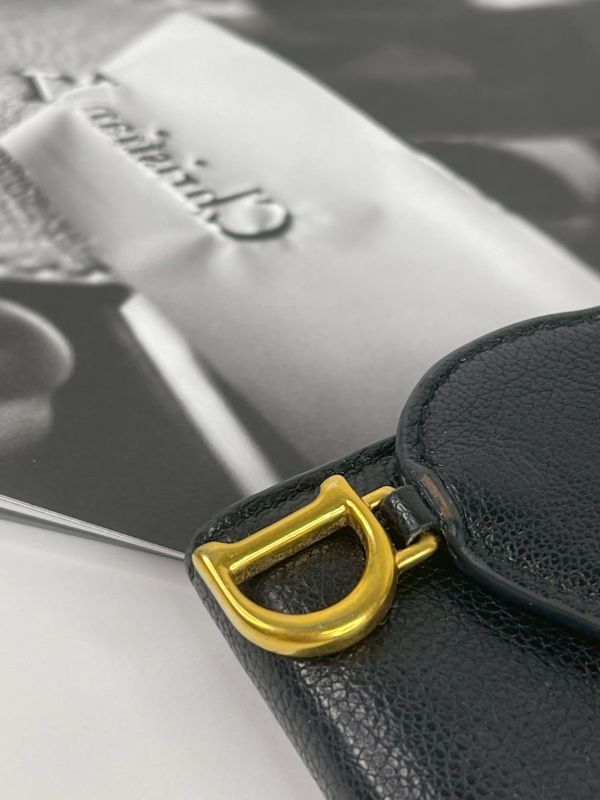 【分期0利率】DIOR Saddle Lotus 三折短夾【85成新】 