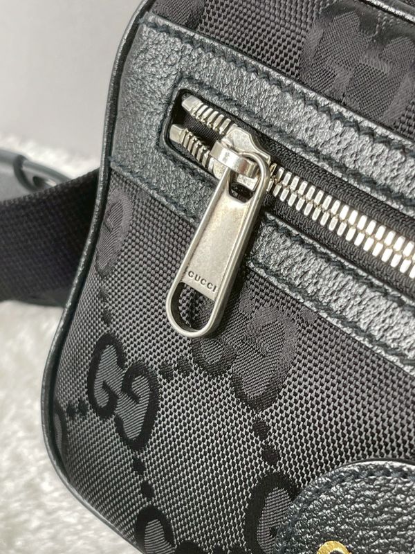 【分期0利率】GUCCI Off The Grid 緹花尼龍胸腰包【95成新】 