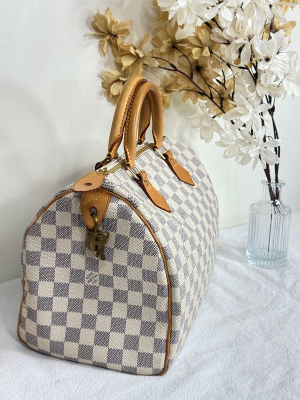 【分期0利率】LV 棋盤格 SPEEDY 30 【9成新】 