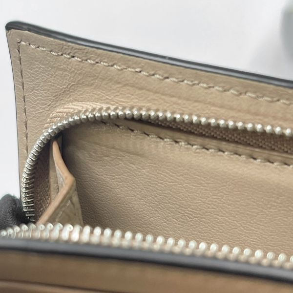 【12期0利率】LOEWE Anagram 卵石紋小牛皮對折短夾【台灣購證】【99成新】 