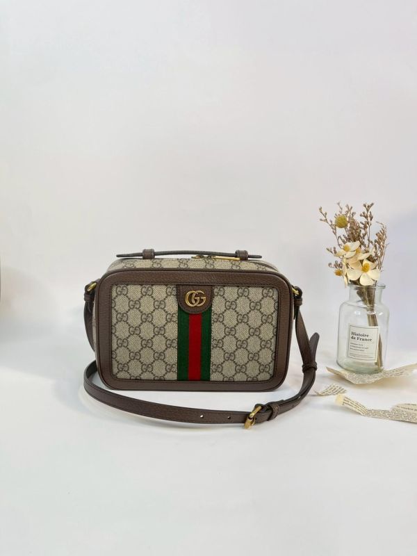 【9成新】GUCCI Ophidia 織帶斜背包 