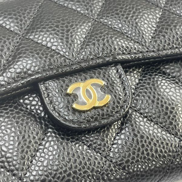 【12期0利率】CHANEL COCO魚子醬中夾  黑金【義大利購證】【全新品】 