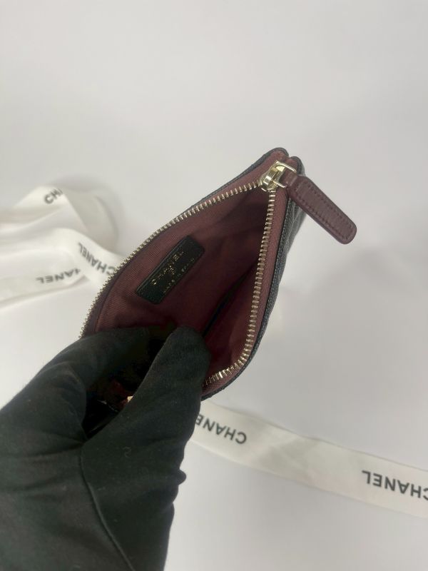 【分期0利率】CHANEL 一字拉鍊零錢包 【未使用閒置品】 
