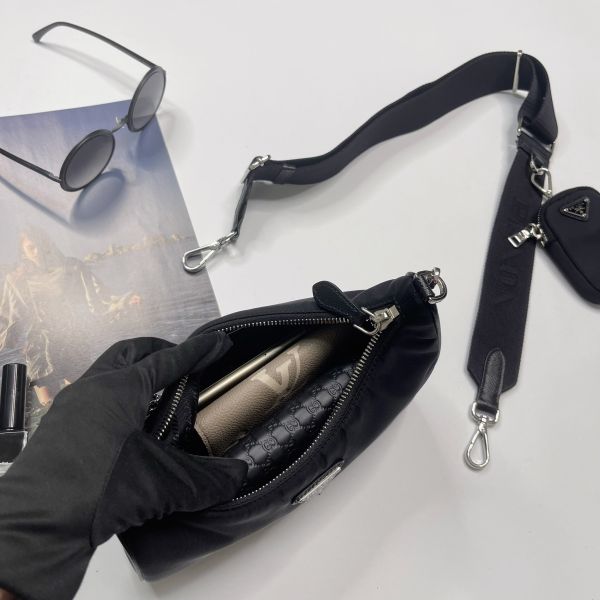 【12期0利率】PRADA RE-NYLON二合一手袋【95成新】 