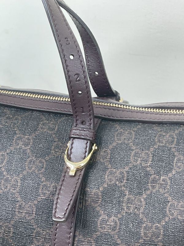 【分期0利率】GUCCI 老款滿版雙G帆布波士頓包【9成新】 