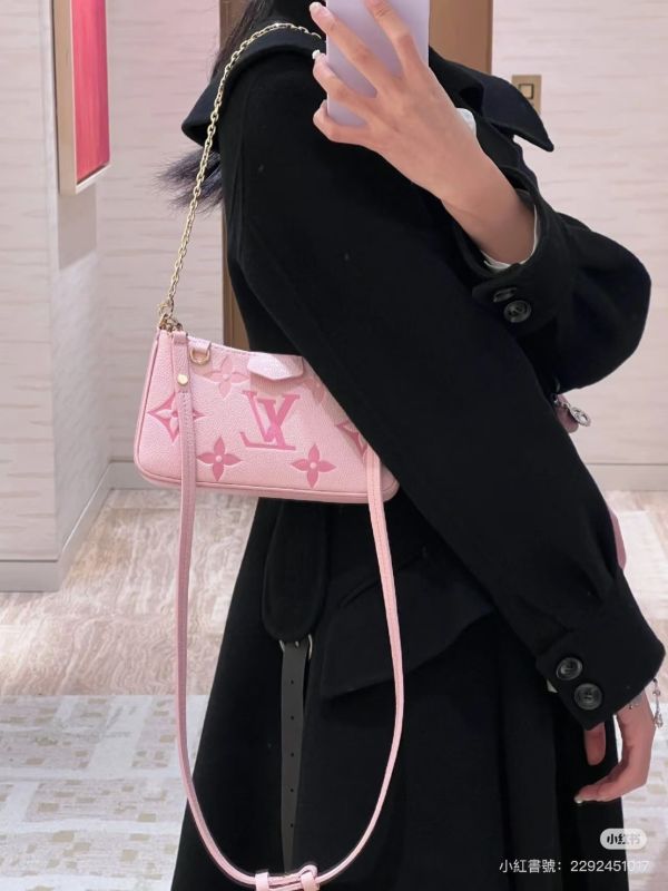 【12期0利率】LV EASY POUCH 漸層皮革斜背包【全新閒置】 