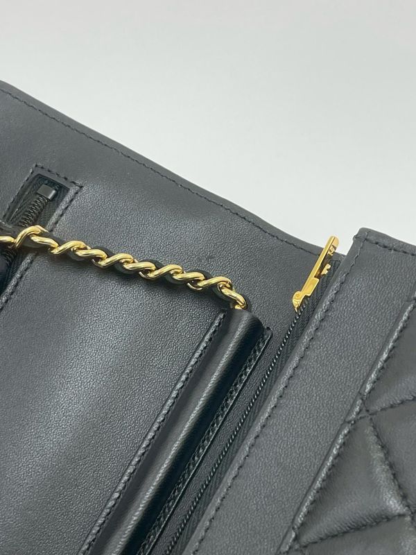 【95成新】CHANEL  WOC 羊皮金扣 