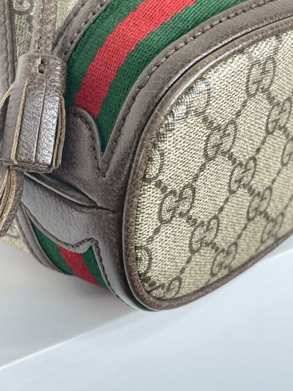 【分期0利率】GUCCI OPHIDIA GG 迷你水桶袋 【9成新】 