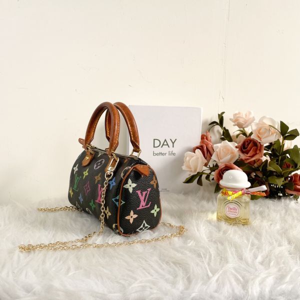 【12期0利率】LV村上隆彩色 MINI SPEEDY【85成新】 