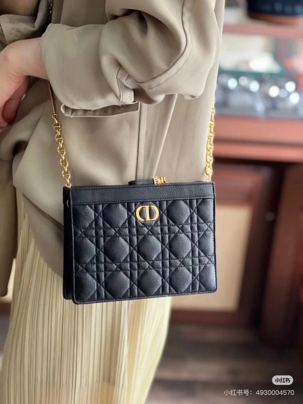 【分期0利率】DIOR Caro Every Dior 鍊條單肩包【95成新】 