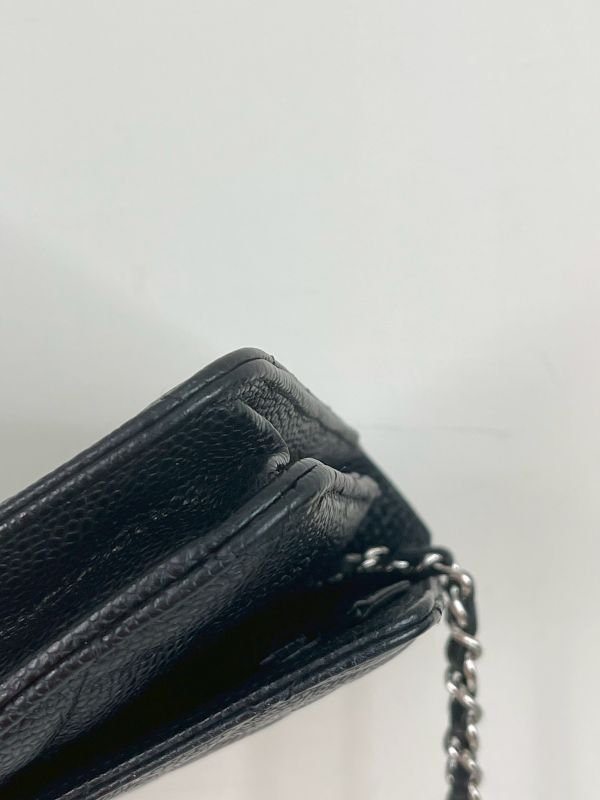 【分期0利率】CHANEL 魚子醬 WOC 黑銀 【9成新】 