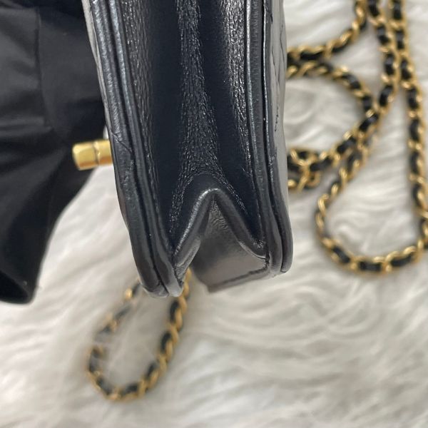 【12期0利率】CHANEL 羊皮金球WOC【95成新】 