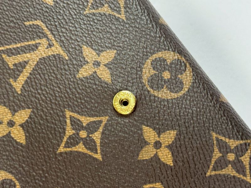 【分期0利率】LV SARAH 拚色長夾【9成新】 