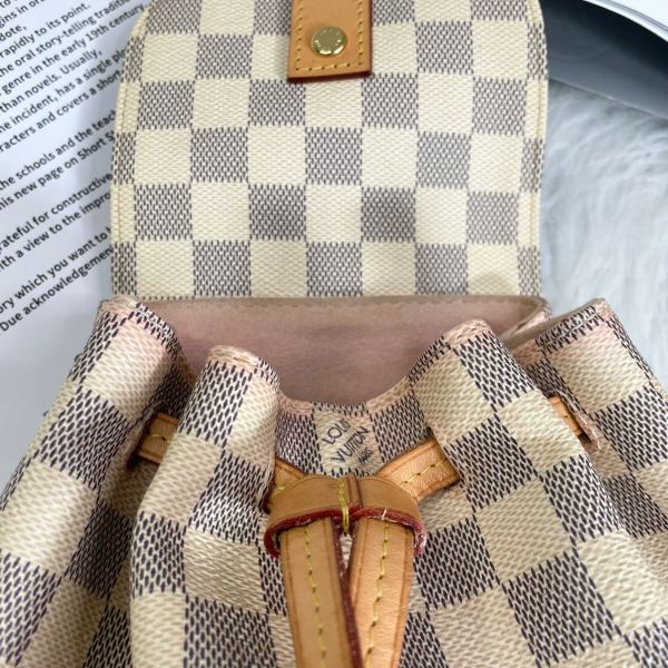 【12期0利率】LV SPERONE BB  棋盤格小書包【85成新】 