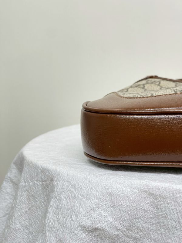 【分期0利率】GUCCI Jackie 經典1961緹花拼接兩用包【95成新】 