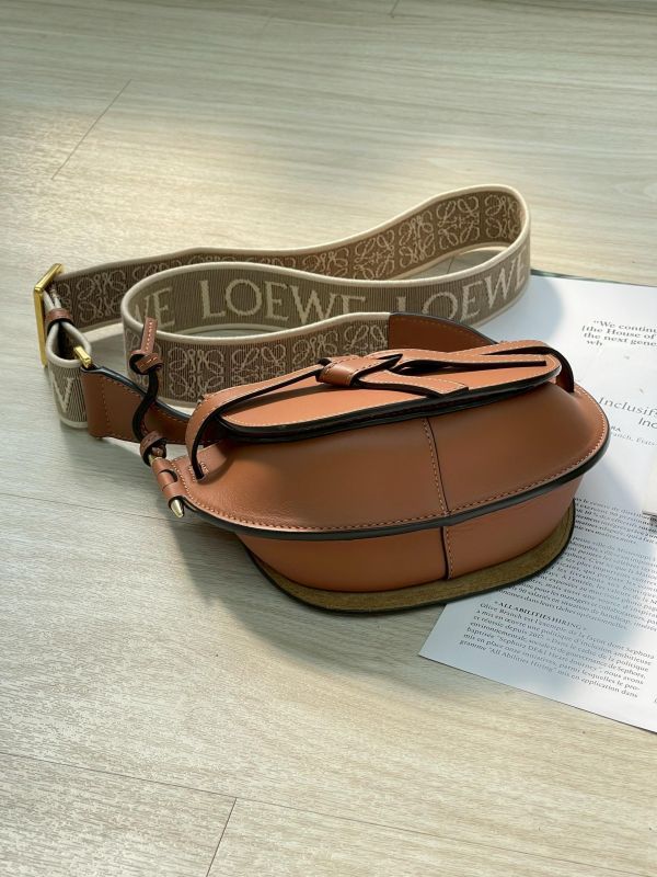 【95成新】LOEWE MINI GATE 雙層包 焦糖 