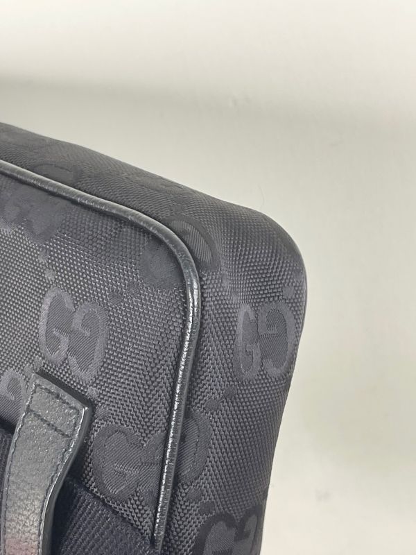 【分期0利率】GUCCI Off The Grid 緹花尼龍胸腰包【95成新】 