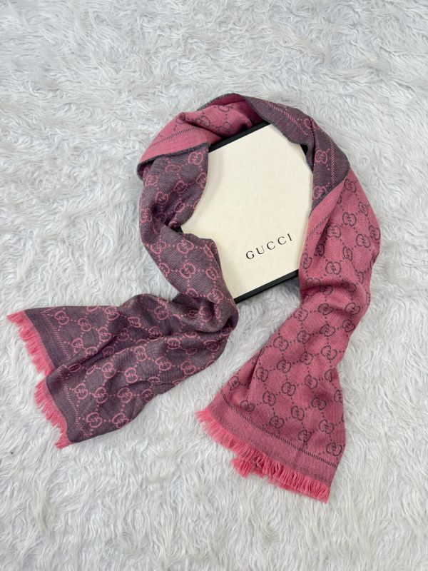 【95成新】GUCCI  GG 花紋披肩 