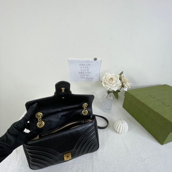 【12期0利率】GUCCI Marmont 小號肩背包【9成新】 