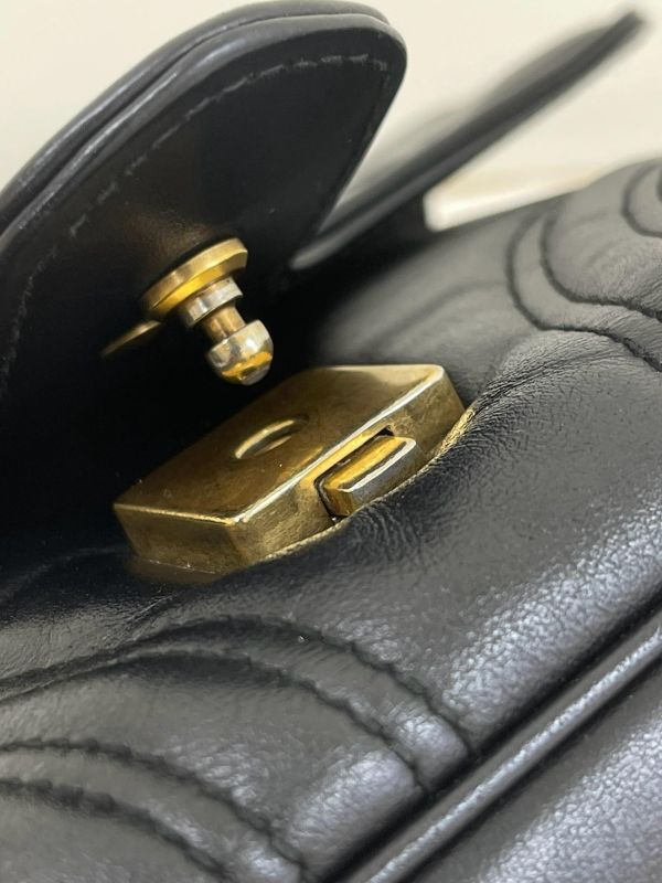 【9成新】GUCCI Marmont 手提/斜背兩用包  中號 