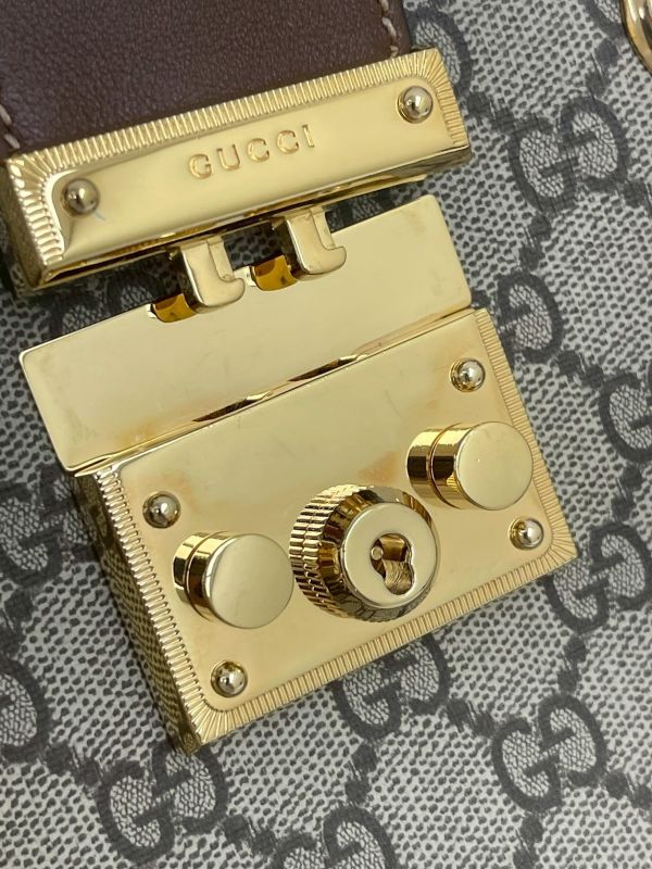 【95成新】GUCCI Padlock 小號托特包 
