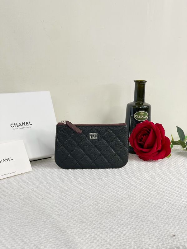 【分期0利率】CHANEL 一字拉鍊零錢包【未使用閒置品】 