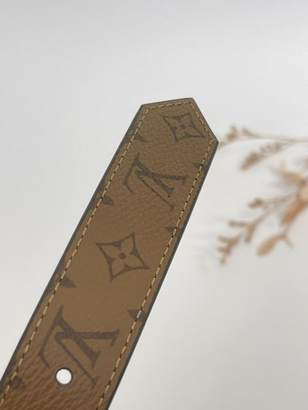 【分期0利率】LV Dauphine 25MM雙面皮帶【95成新】 