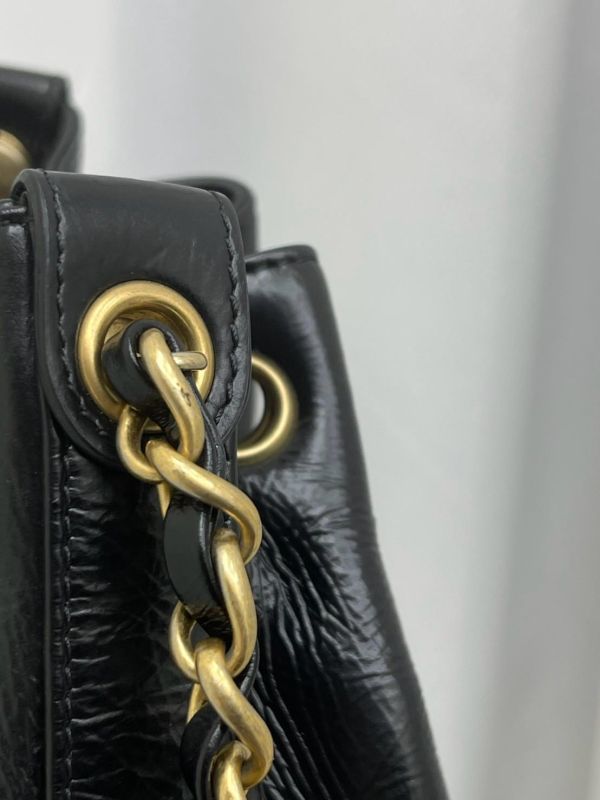 【95成新】CHANEL 迷你束口水桶包 