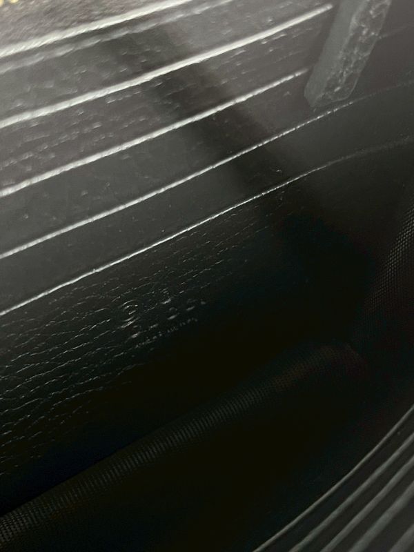 【分期0利率】GUCCI 荔枝皮雙G WOC【85成新】