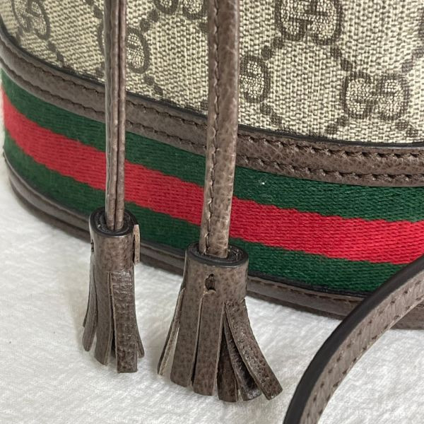 【分期0利率】GUCCI OPHIDIA GG 迷你水桶袋 【99成新】 