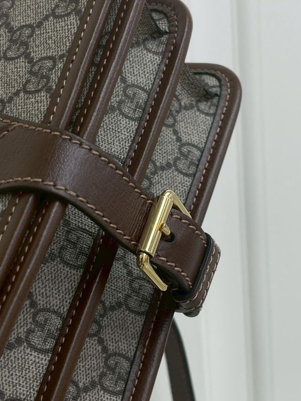 【未使用閒置品】GUCCI GG RETRO迷你斜背包 