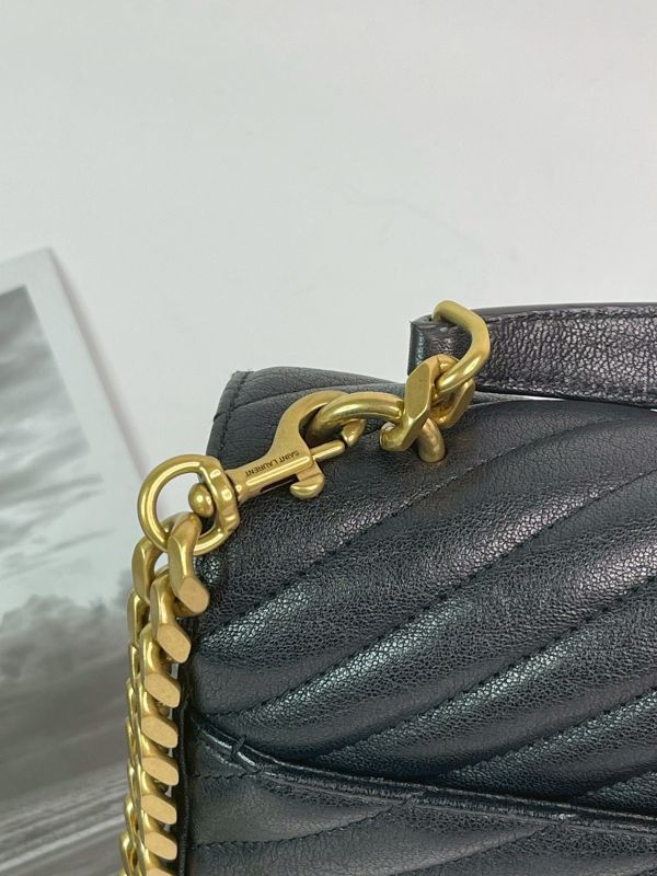 【分期0利率】YSL  山型紋學院包【95成新】 