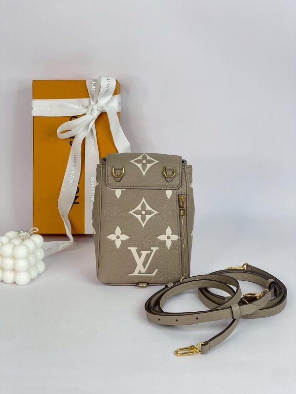 【分期0利率】LV TINY 雙肩包  斑鳩灰【99成新】 