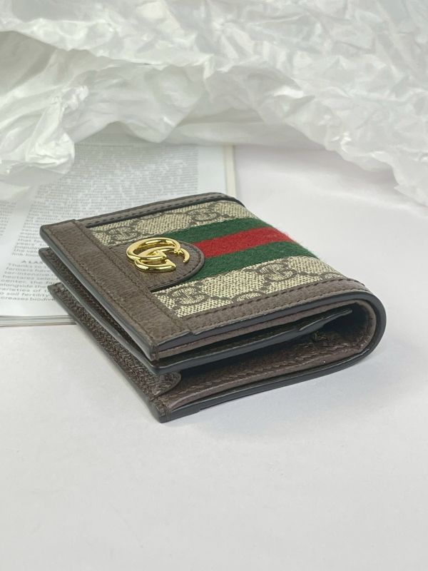 【95成新】GUCCI OPHIDIA GG零錢對開短夾 
